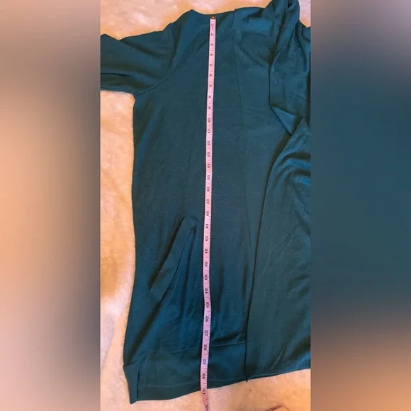 Gibson Emerald Green Open Cardigan - Picture 6 of 8